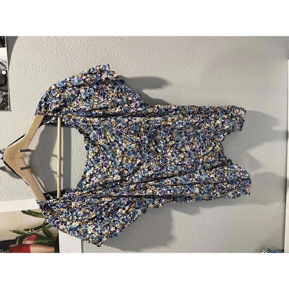 LUSH Floral Pattern Blouse - Size 2X - Picture 4 of 4